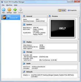 Install Oracle Linux 7 on VirtualBox