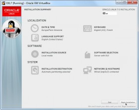 Install Oracle Linux 7 on VirtualBox